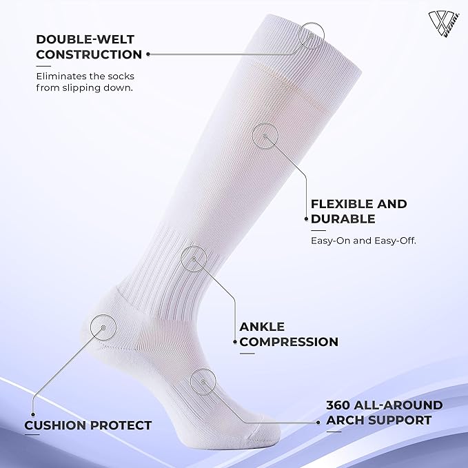 Calza Sock-White - Vizari Sports