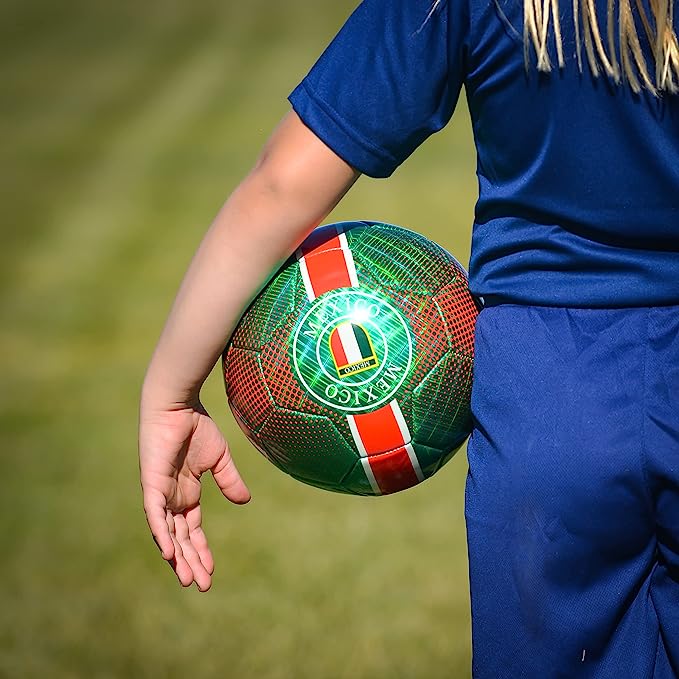 Y18 Mexico Soccer Ball - Green - Vizari Sports
