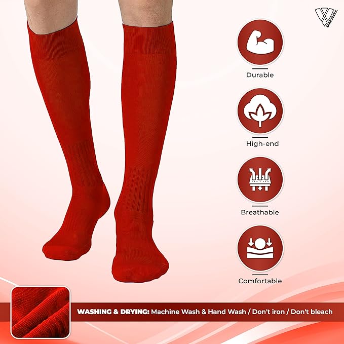 Calza Sock-Red - Vizari Sports