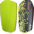 Vizari Sports Elite Soccer Shin Guard with Compression Sleeve, Black/Yellow/Red
