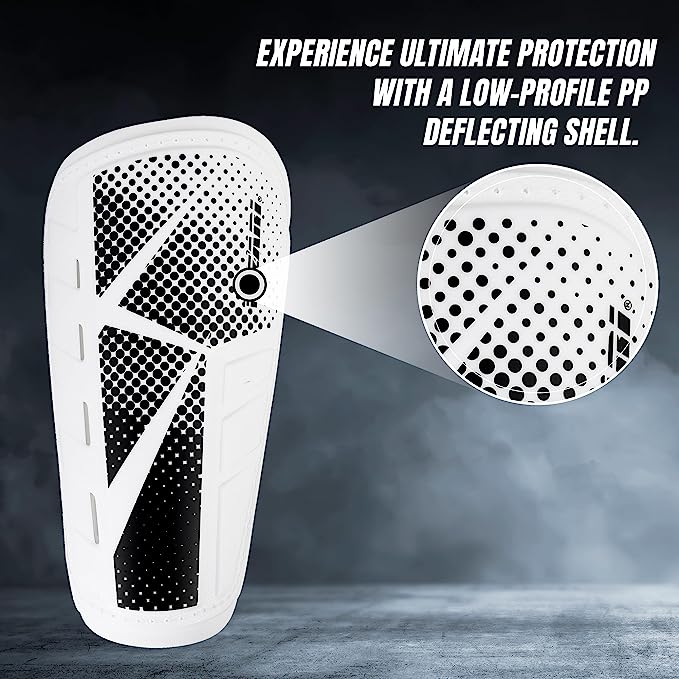 Vector Soccer Shin Guard-White - Vizari Sports