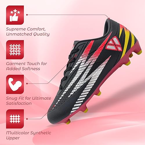 Vizari Bodega Fg Youth Soccer Shoes with Two Pair of Socks
