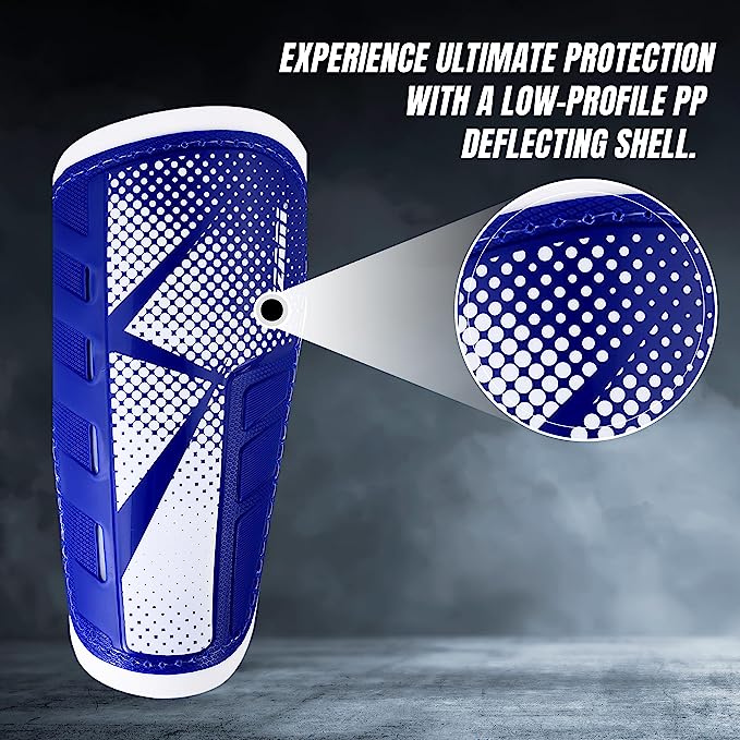 Vector Soccer Shin Guard-Blue - Vizari Sports