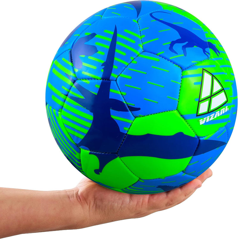 Vizari Dino Soccer Ball – Green/Blue