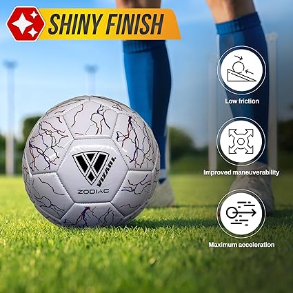 Mini Zodiac Soccer Ball-White