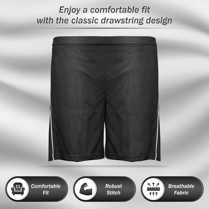 Vizari Dynamo Black Soccer Shorts