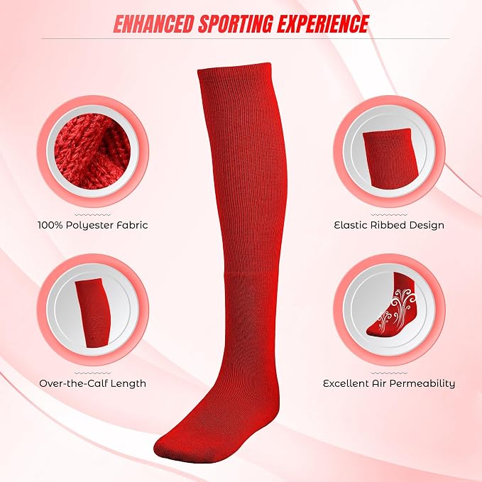 Vizari League Soccer Sock - Red