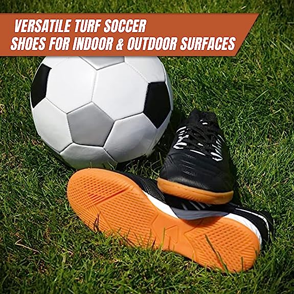 Valencia Indoor Soccer Shoes -Black/White - Vizari Sports
