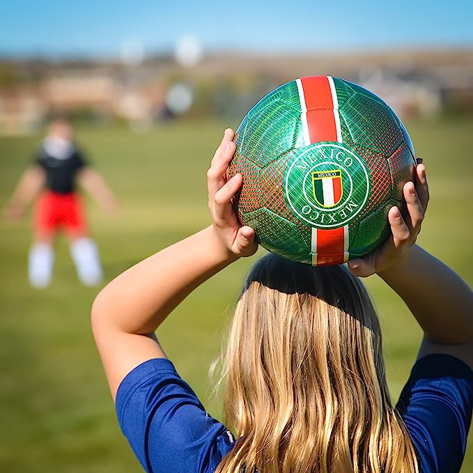 Y18 Mexico Soccer Ball - Green - Vizari Sports