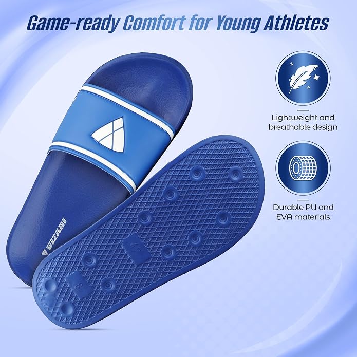 Vizari Adult Soccer Slide Sandals Blue