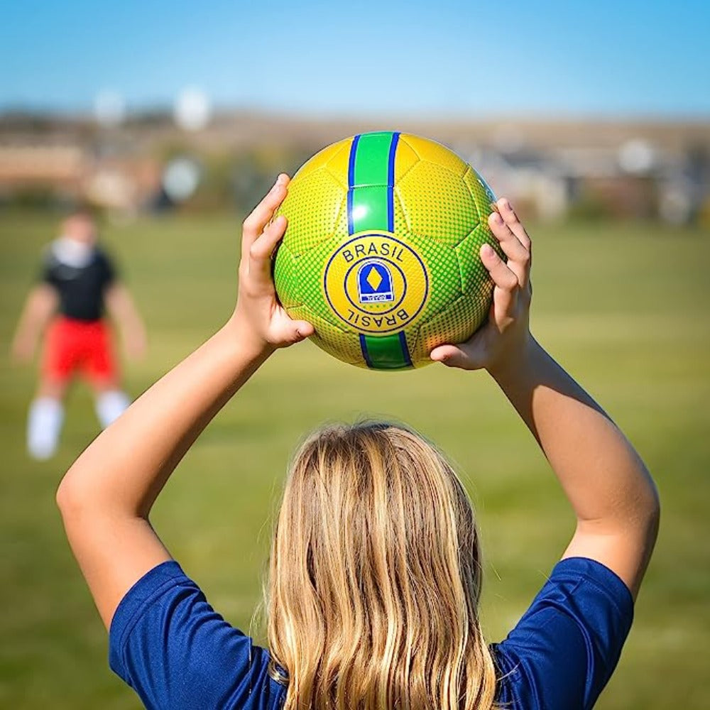 Y18 Brazil Soccer Ball - Yellow - Vizari Sports