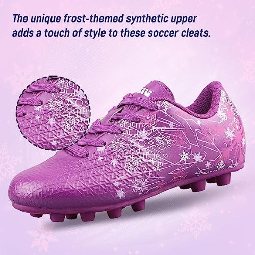 Frost 3 Firm Ground Soccer Shoes-Purple - Vizari Sports