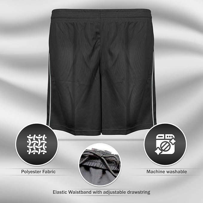Vizari Dynamo Black Soccer Shorts