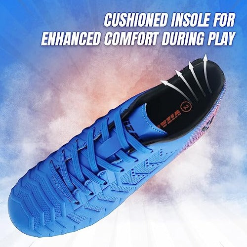 Laguna JR. Firm Ground Soccer Shoes -Royal Blue/Orange - Vizari Sports