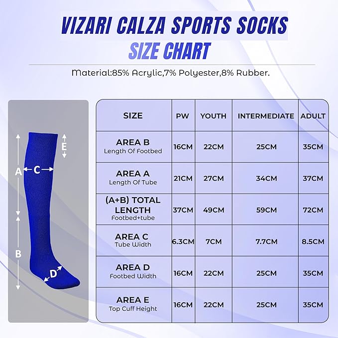 Calza Sock-Royal - Vizari Sports