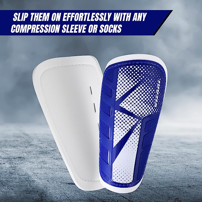 Vector Soccer Shin Guard-Blue - Vizari Sports