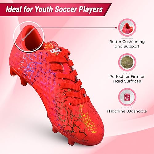 Vizari Zodiac Fg Youth Soccer Shoes with Two Pair of Socks - Vizari Sports