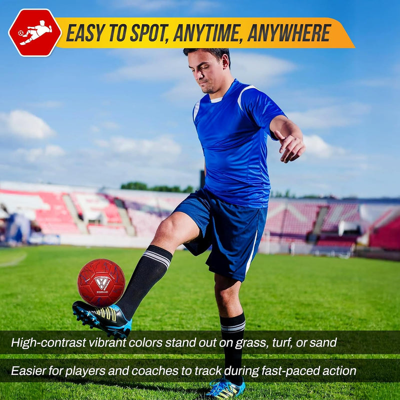 Vizari Zodiac Soccer Ball – Red