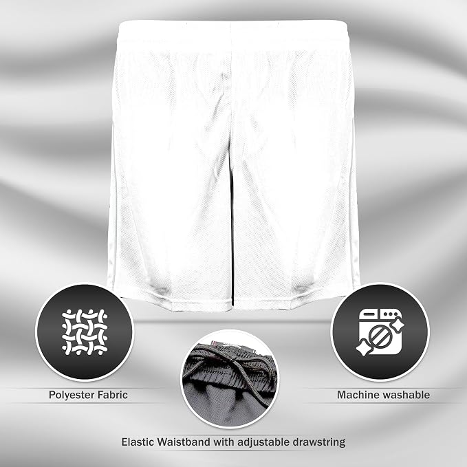 Vizari Dynamo Soccer Shorts - White
