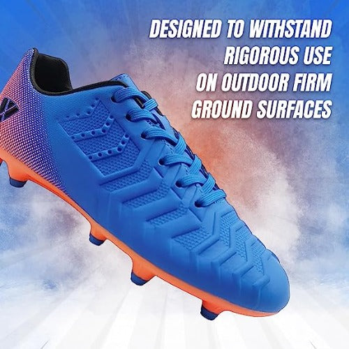Laguna JR. Firm Ground Soccer Shoes -Royal Blue/Orange - Vizari Sports