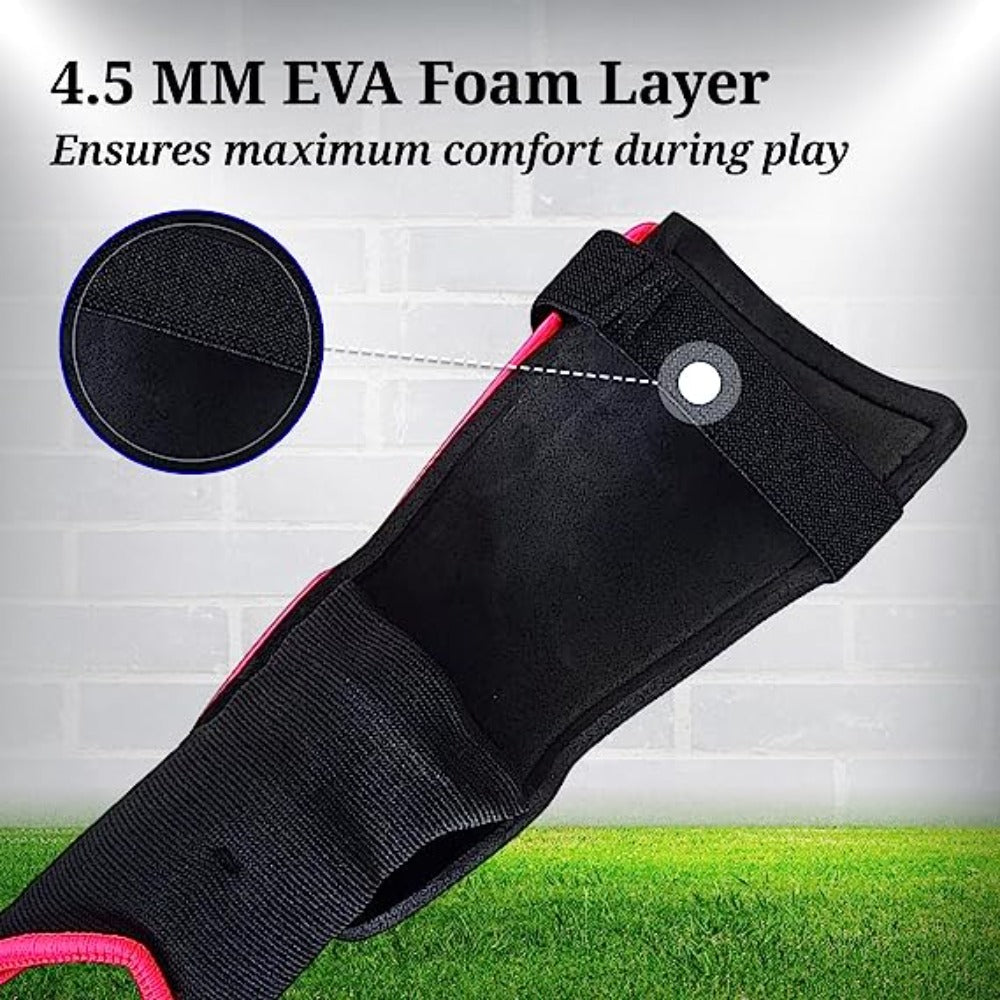 Zodiac Soccer Shin Guard with Detachable Ankle Protection-Pink - Vizari Sports