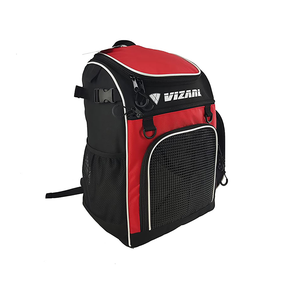 Cambria Soccer Backpack-Red/White