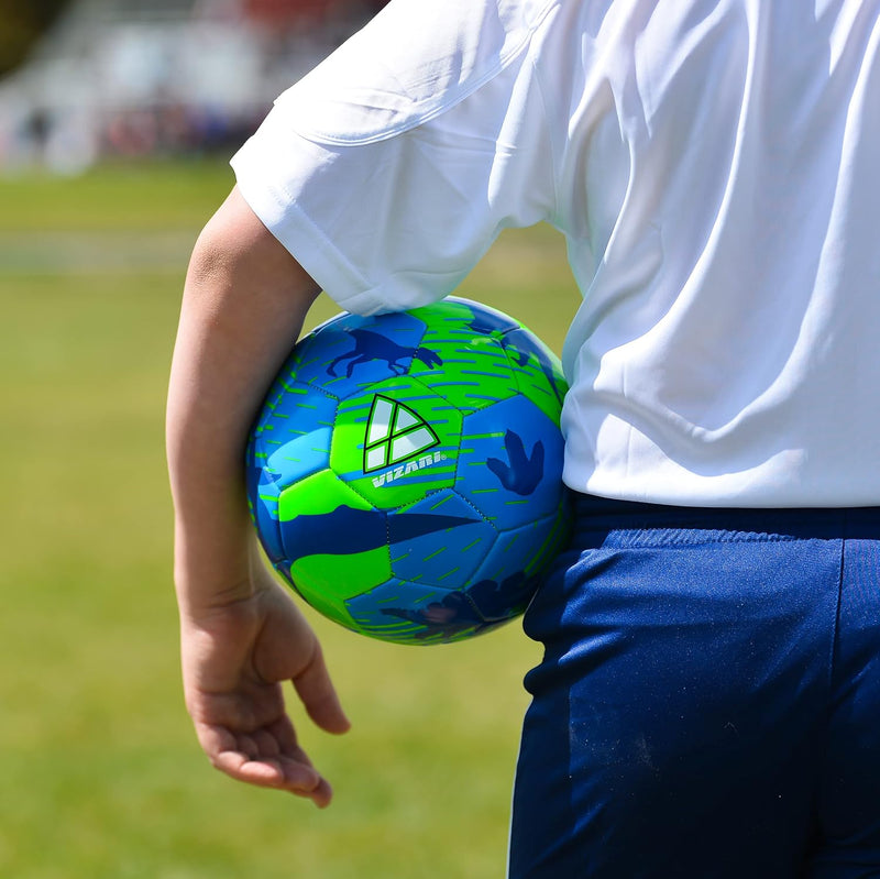 Vizari Dino Soccer Ball – Green/Blue