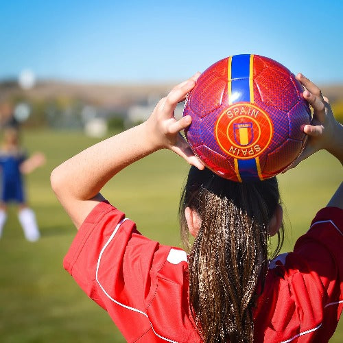 Y18 Spain Soccer Ball-Red - Vizari Sports