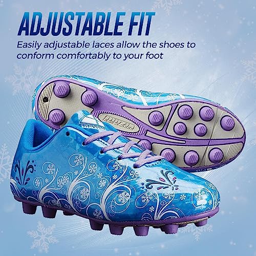 Frost Firm Ground Soccer Shoes - Blue/Purple