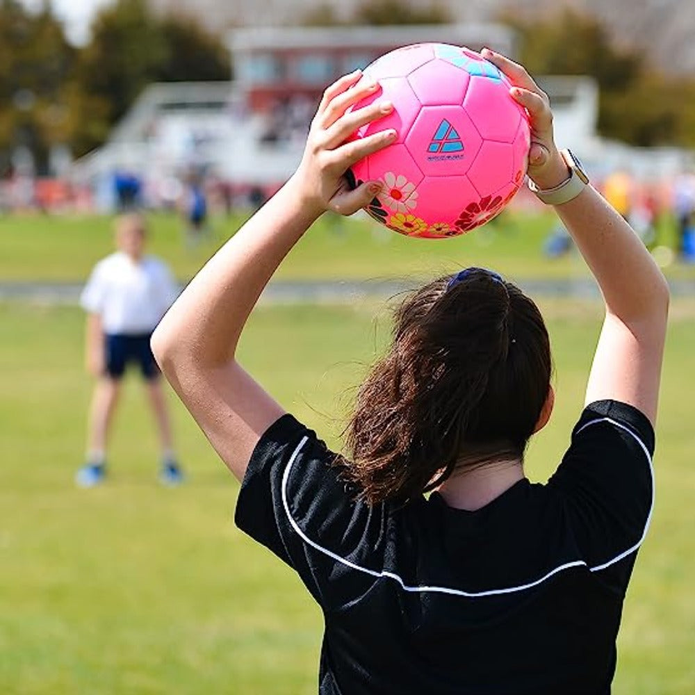 Blossom Soccer Ball - Pink/Blue