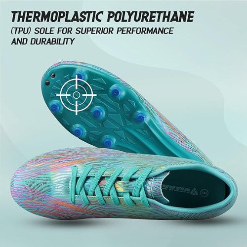 Ladera Firm Ground Soccer Shoes-Aqua - Vizari Sports