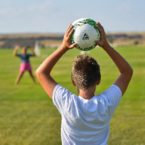 Toledo Soccer Ball-White/Neon Green - Vizari Sports