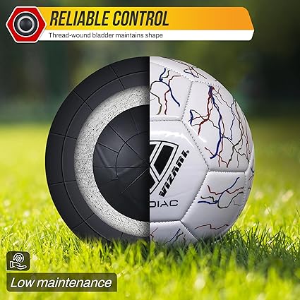 Mini Zodiac Soccer Ball-White