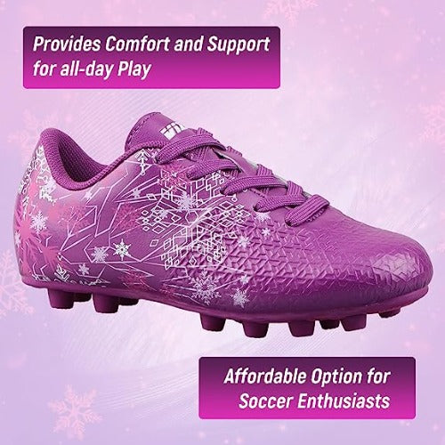 Frost 3 Firm Ground Soccer Shoes-Purple - Vizari Sports