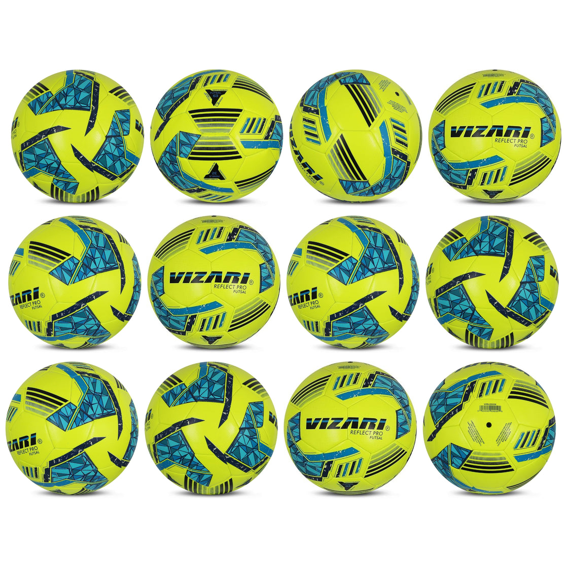 Reflect Pro Premium Indoor Soccer Ball - Lime Yellow - Vizari Sports