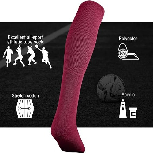 League Sock - Maroon - Vizari Sports