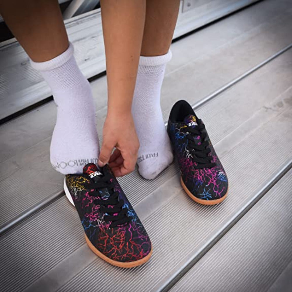 Zodiac JR Indoor Soccer Shoes-Black