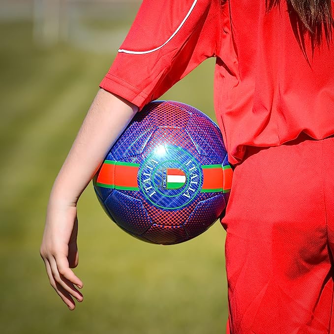 Y18 Italia Soccer Ball-Blue - Vizari Sports