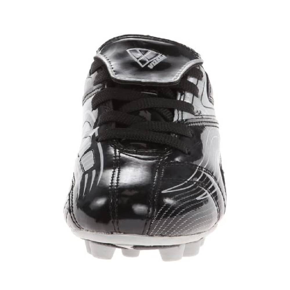 Striker Firm Ground Soccer Shoes -Black/Silver - Vizari Sports