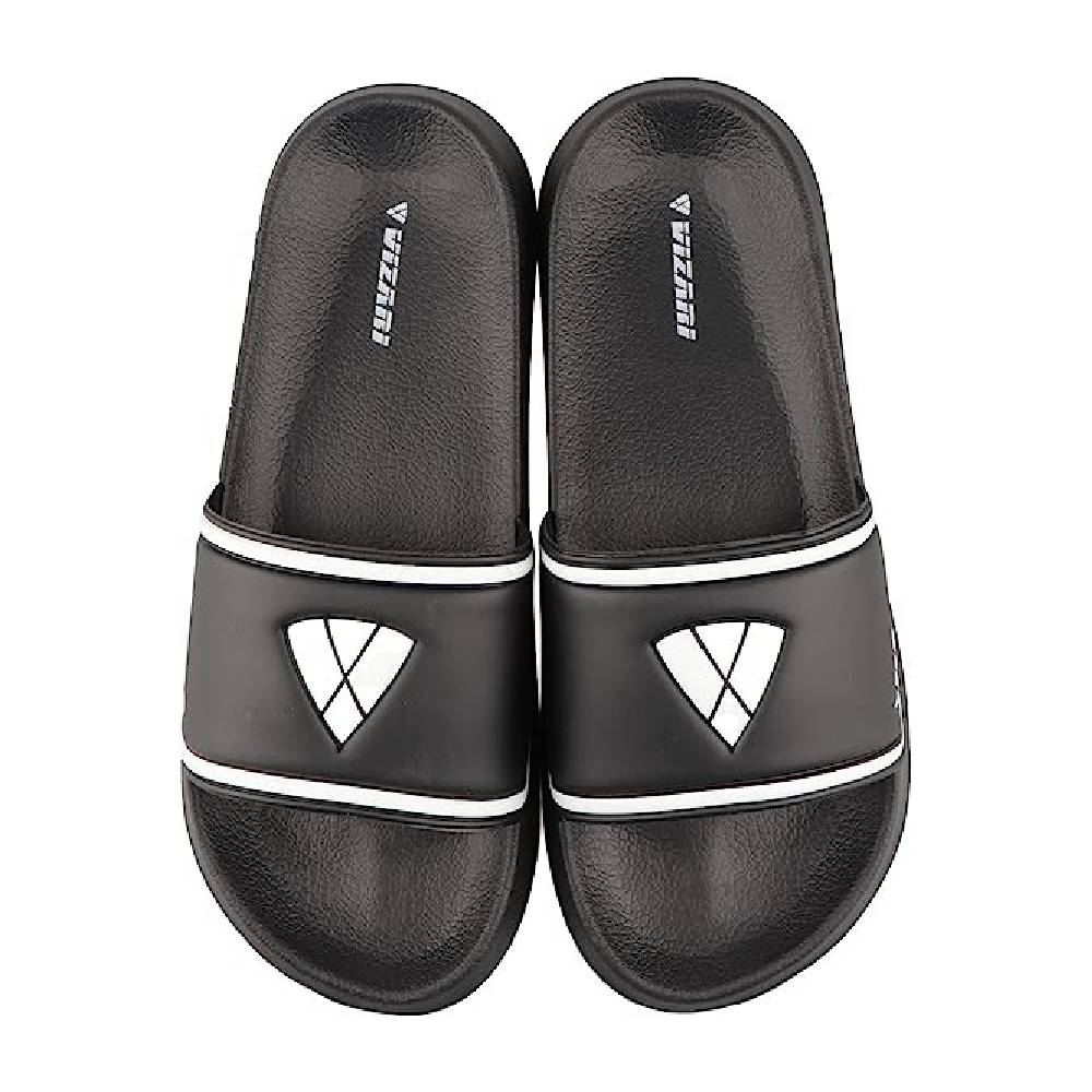Youth Soccer Slide Sandals - Black