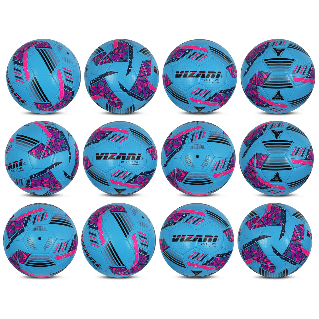 Reflect Pro Premium Indoor Soccer Ball-Sky Blue - Vizari Sports