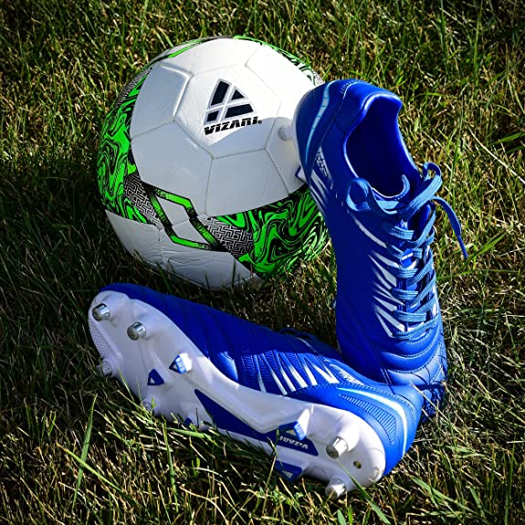 Valencia Soft Ground Soccer Shoes -Royal Blue – Sports