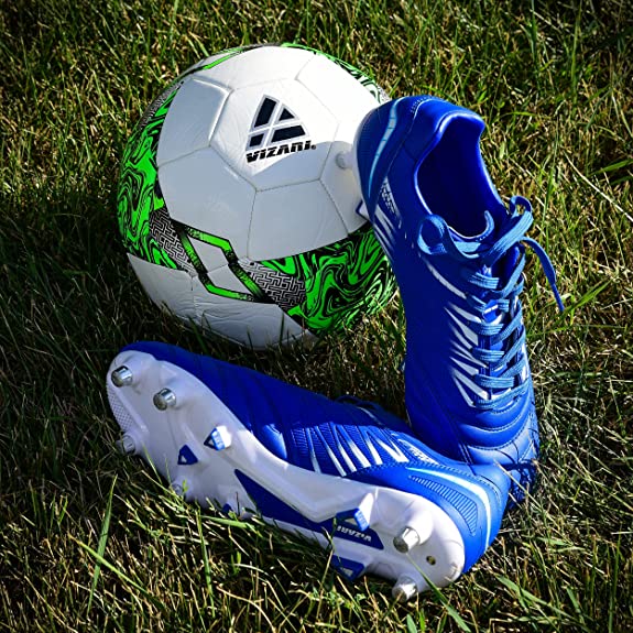Valencia Soft Ground Soccer Shoes -Royal Blue - Vizari Sports