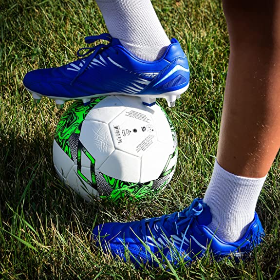 Valencia Soft Ground Soccer Shoes -Royal Blue - Vizari Sports