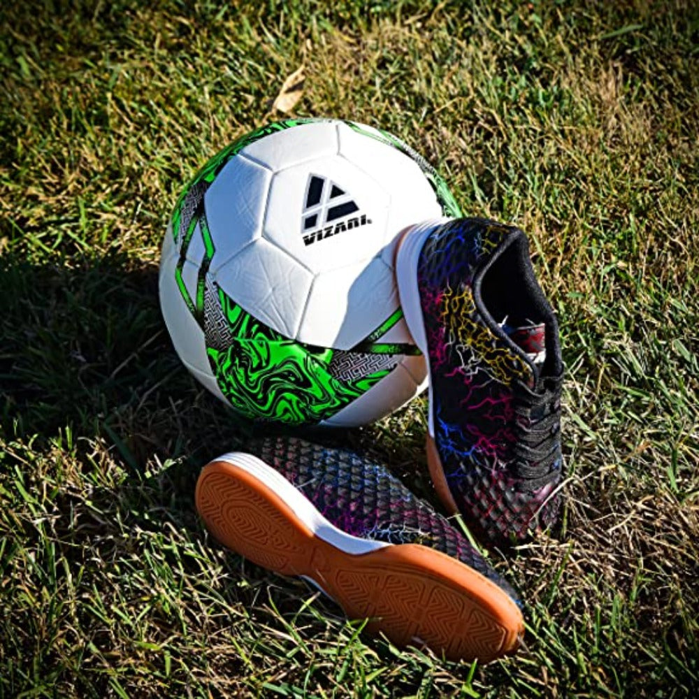 Zodiac JR Indoor Soccer Shoes-Black