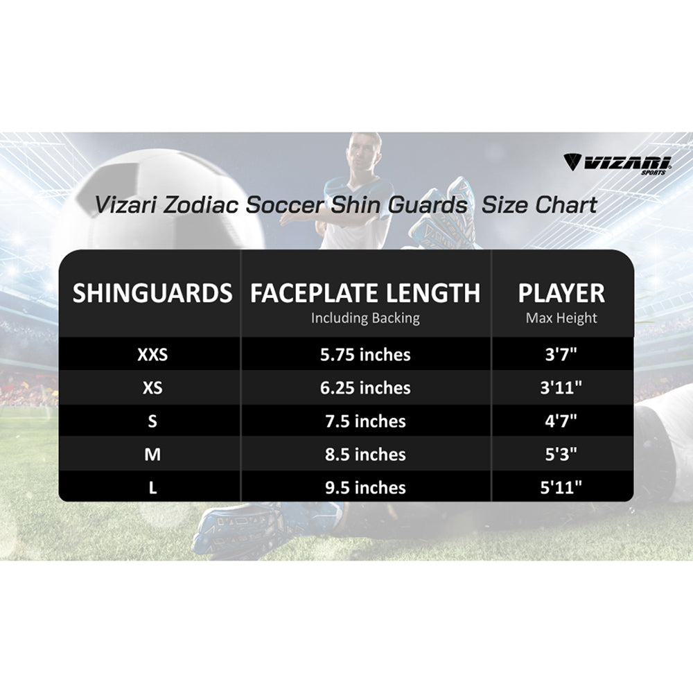Malaga Soccer Shin Guard with Adjustable Straps-Sky/Yellow