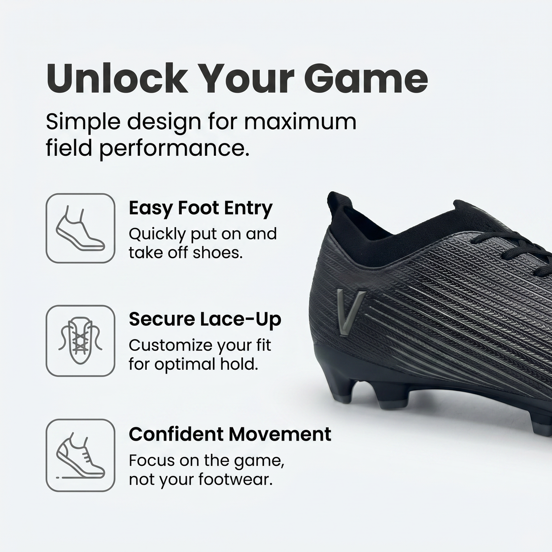 Destino Adult Firm Ground Soccer Cleats