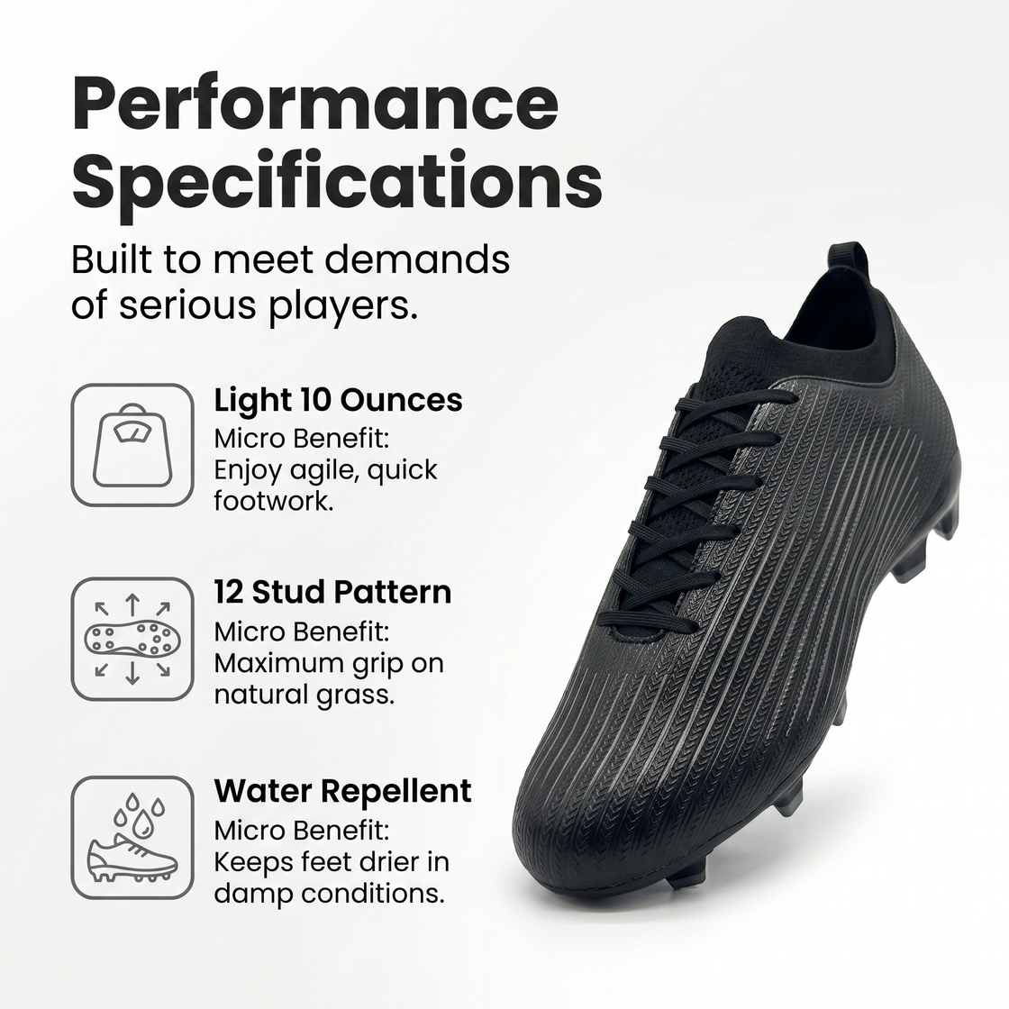 Destino Adult Firm Ground Soccer Cleats