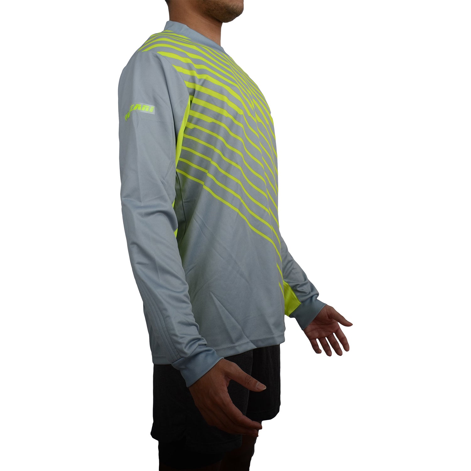 Vizari Arroyo Jersey Da Portiere Calcio, Maniche Lunghe, Verde Neon/Nero, Taglia Youth X-Large