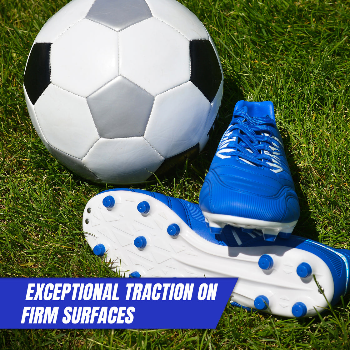 Valencia Firm Ground Soccer Cleats - Royal/White - Vizari Sports